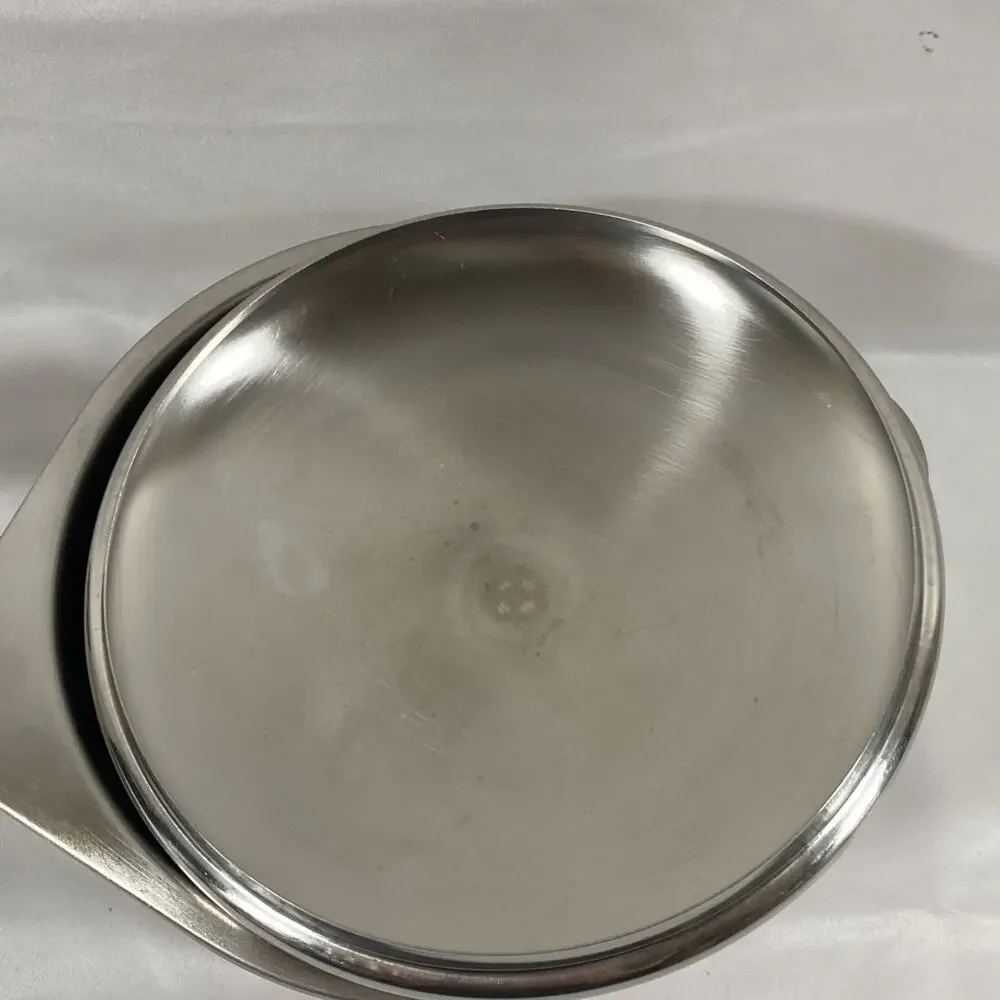 Revere Ware 1 1/2 Qt Copper Bottom Pot Lid Double Boiler Clinton 87 Stainless